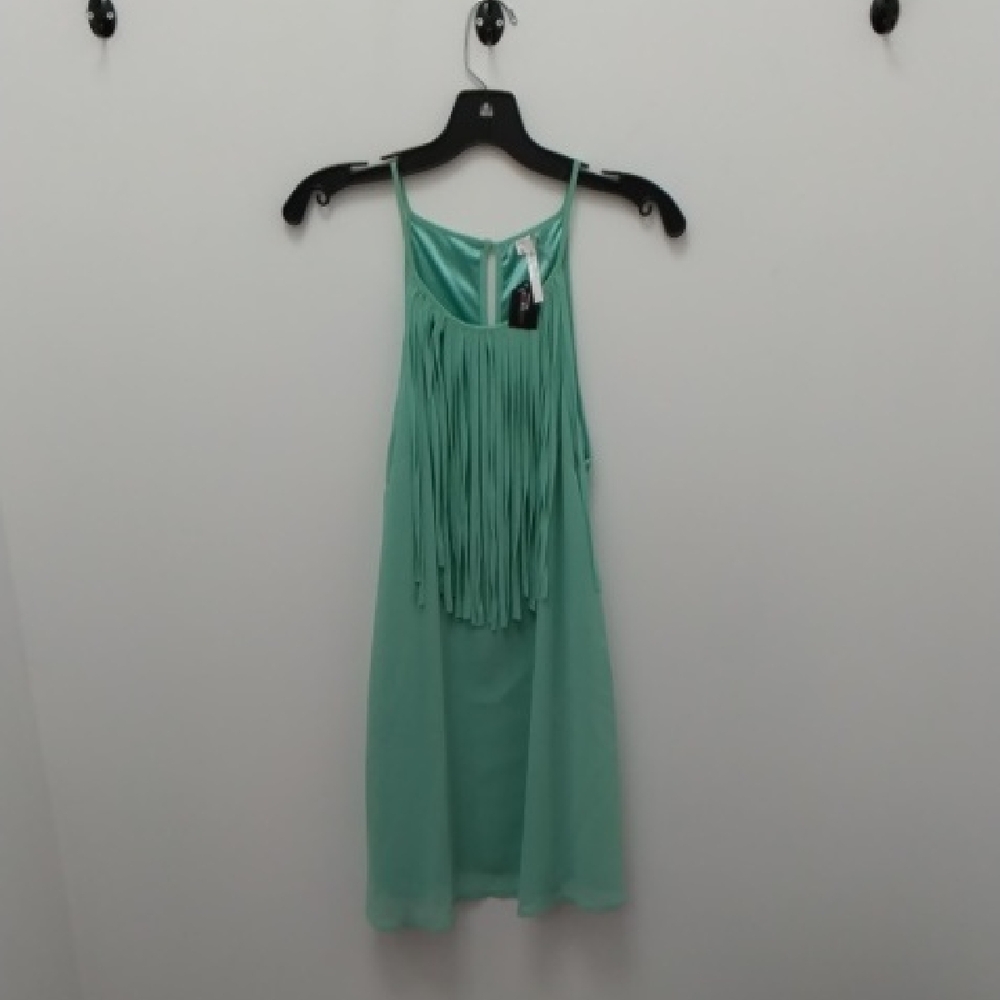 Elegant Green Fringe Dress